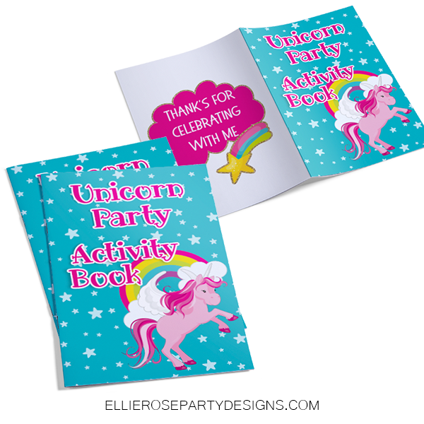 Unicorn Colouring Activity Book