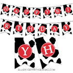 Farm Barnyard Happy Birthday Banner [INSTANT DOWNLOAD] - My Store