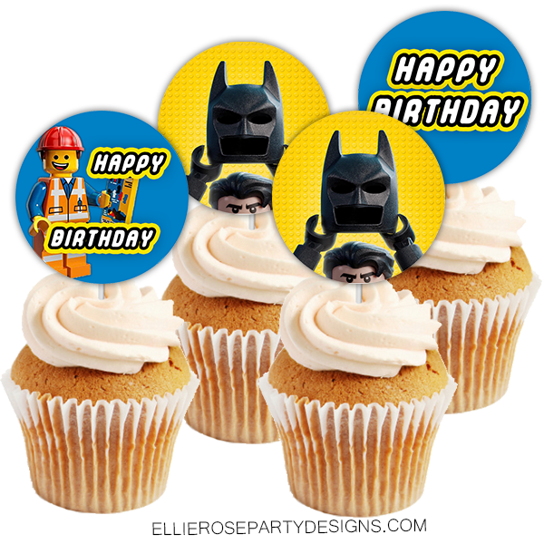 Lego Cupcake Toppers [INSTANT DOWNLOAD] - My Store