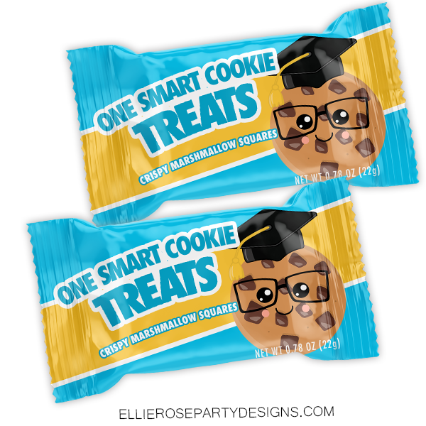 One Smart Cookie Graduation Rice Krispie Treats [INSTANT DOWNLOAD] - My ...